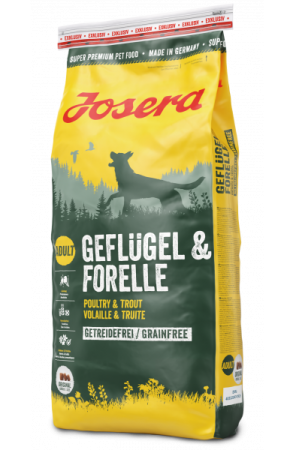 JOSERA Geflügel & Forelle 5x900g